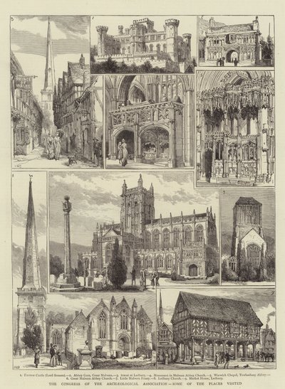 The Congress of the Archaeological Association, Some of the Places Visited by Henry William Brewer